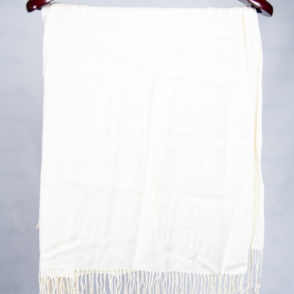 Large Scarf/Wrap - Cream -